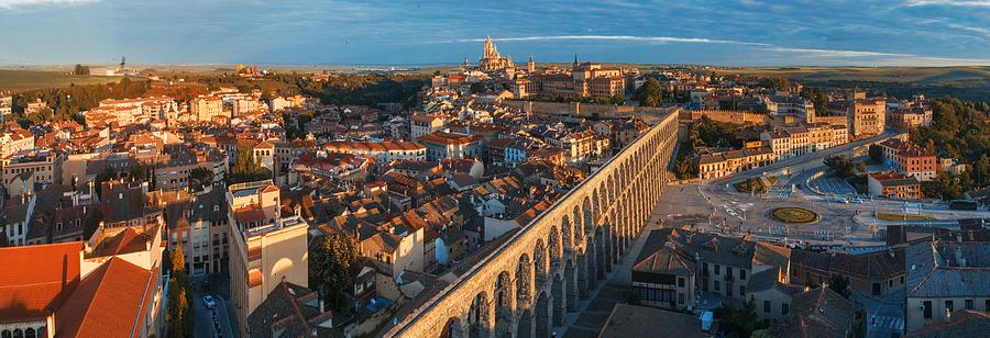 Segovia aerial view  Photograph by Songquan Deng
