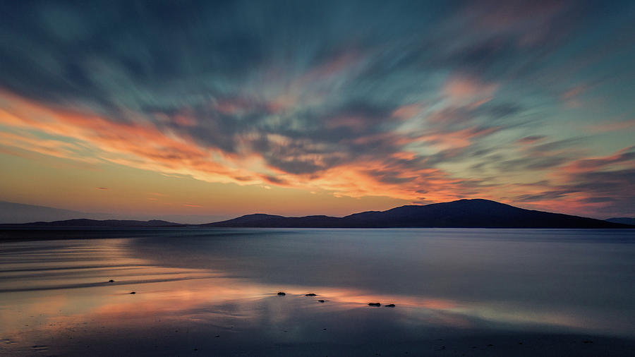 Seilebost Sunset I Photograph by Dave Bowman - Fine Art America