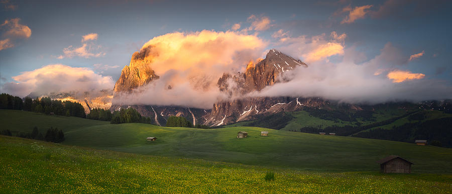 Seiser Alm Panorama Photograph by Photography by KO