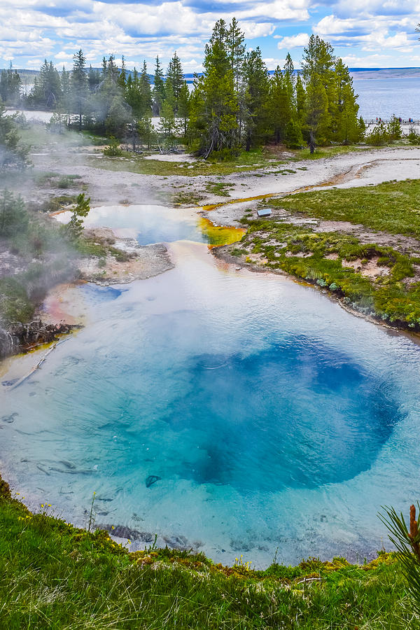 Seismograph Pool - Yellowstone National Park Photograph by Bonny Puckett