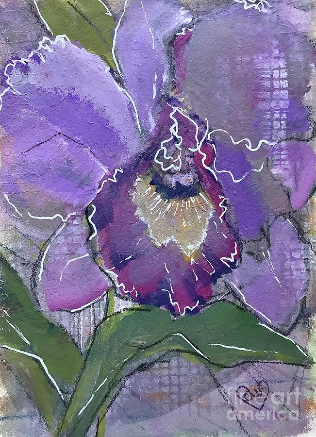 Selby Orchid Painting by Diane Wallace