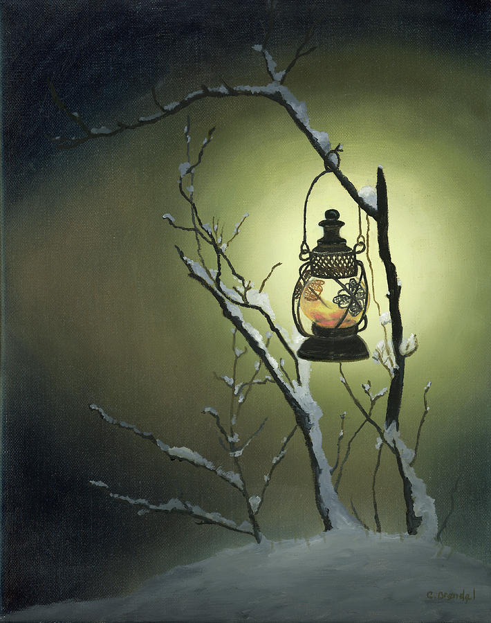 Seldons Lantern of Sherlock Holmes Painting by Cecilia Brendel