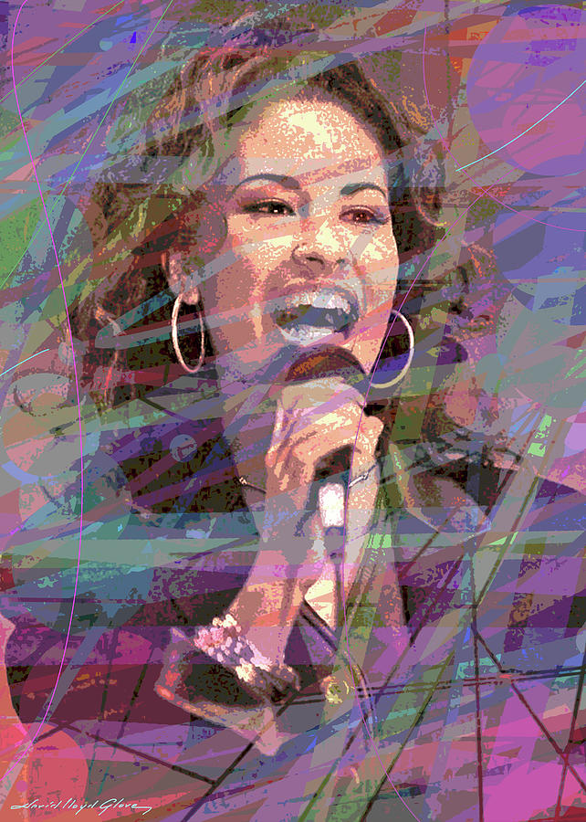 Selena Painting by David Lloyd Glover