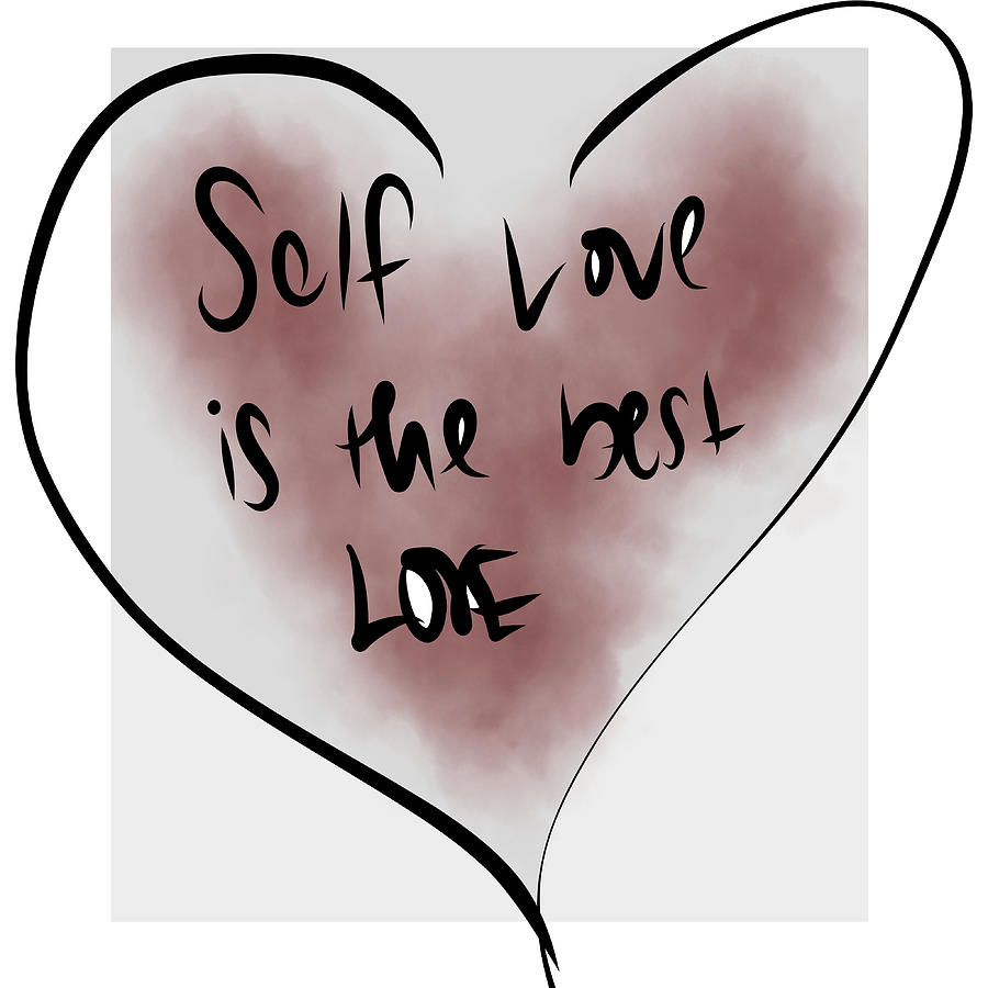 Self Love  Digital Art by Amber Lasche