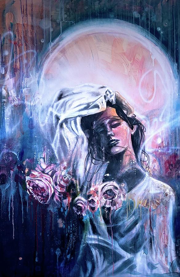 Flower Painting - Self Love by Danielle Zirkelbach