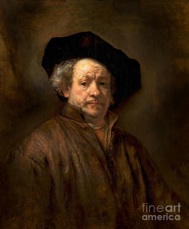 Self-Portrait by Rembrandt van Rijn                                                  Photograph by Carlos Diaz