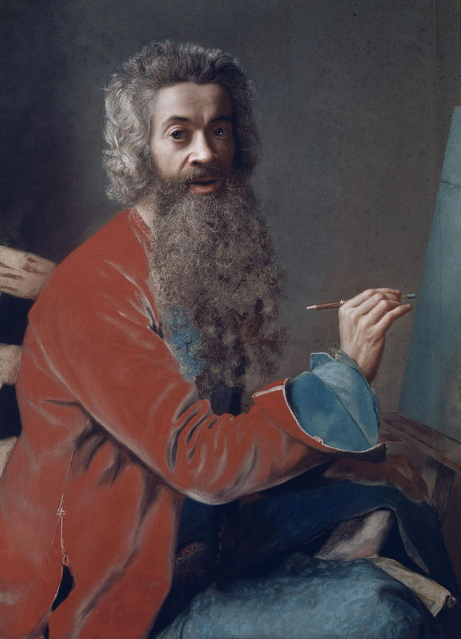 Self-portrait, 1751-1752, Pastel on paper mounted on canvas, 97 x 71 cm. ETIENNE JEAN. Painting by Jean Etienne Liotard -1702-1789- Self-portrait, 1751-1752, Pastel on paper mounted on canvas, 97 x 71 cm. ETIENNE JEAN. Painting by Jean Etienne Liotard -1702-1789-