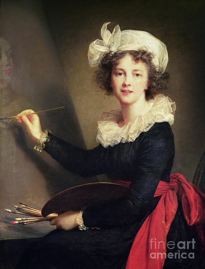 Self Portrait, 1790 Painting by Elisabeth Louise Vigee-Lebrun