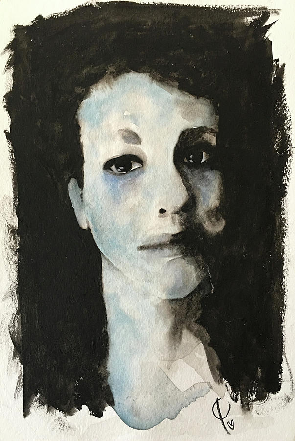 Self Portrait 2017 Painting by Pamela G Rodriguez de la Vega | Fine Art ...