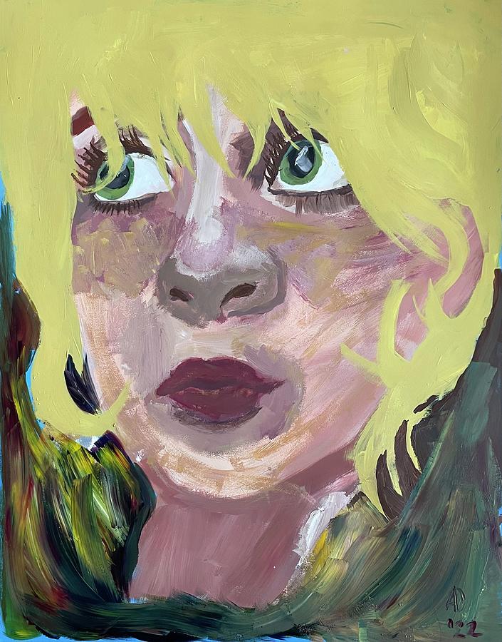 Portrait Painting - Self Portrait, 2022 by Amelie Dimitre