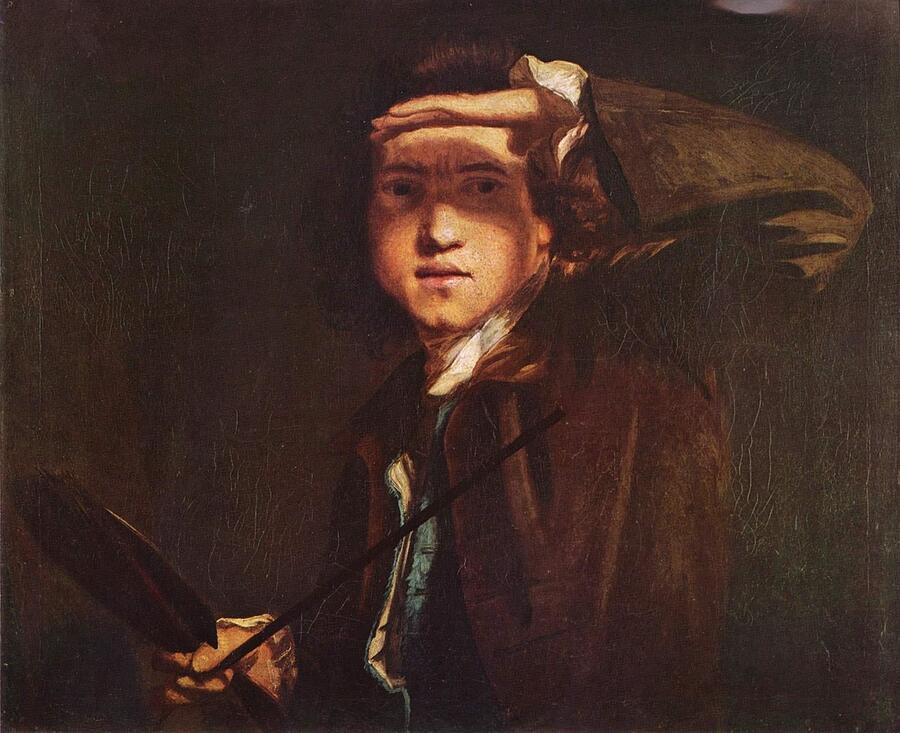 Self-portrait Alternative title s Sir Joshua Reynolds Painting by ...