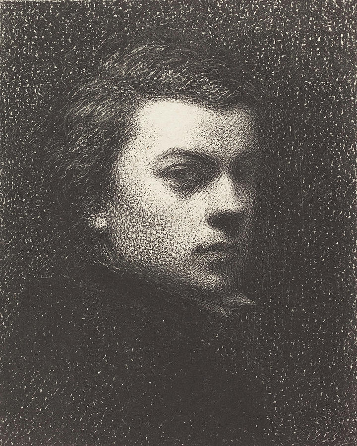 Self Portrait at Seventeen Drawing by Henri Fantin Latour