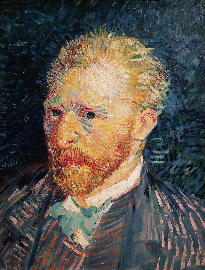Vincent Van Gogh Painting - Self Portrait by Vincent van Gogh #4 by Vincent van Gogh