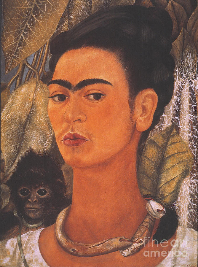 Self Portrait, c1940 Painting by Frida Kahlo