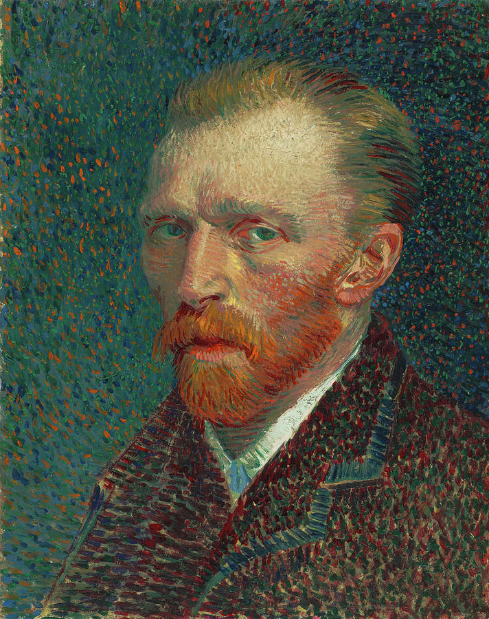 Self-portrait. Date/Period 1887. Painting. Oil on artists board, mounted on cradled panel Oil o... Painting by Vincent Van Gogh Self-portrait. Date/Period 1887. Painting. Oil on artists board, mounted on cradled panel Oil o... Painting by Vincent Van Gogh