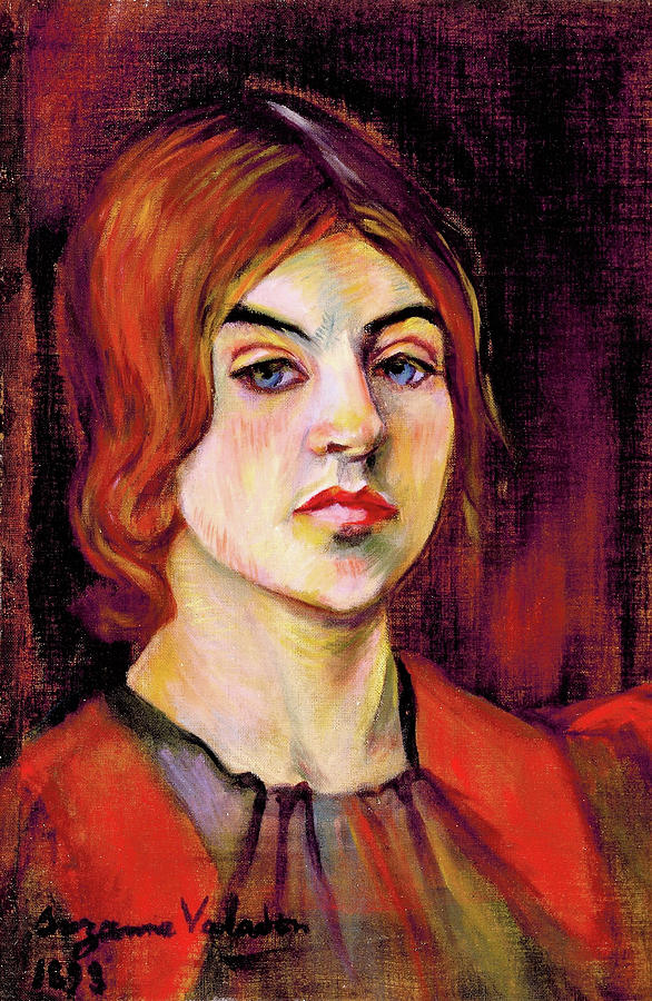 Self Portrait Digital Remastered Edition Painting By Suzanne Valadon   Self Portrait Digital Remastered Edition Suzanne Valadon 