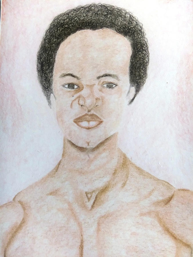 Self Portrait  Drawing by Donald C-Note Hooker