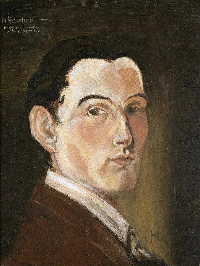 Self-portrait Painting by Henri Gaudier-Brzeska | Fine Art America