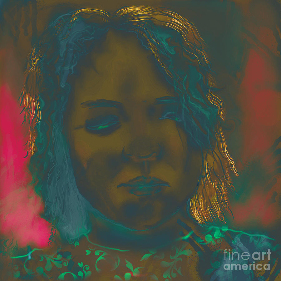 Self portrait Digital Art by Jacinta Hunt Fine Art America