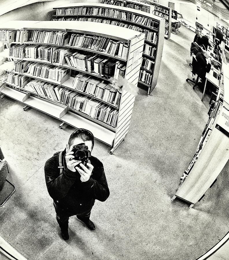 Self Portrait Library Photograph by John Williams