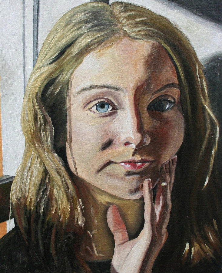 Self Portrait Painting by Mackenna Swann