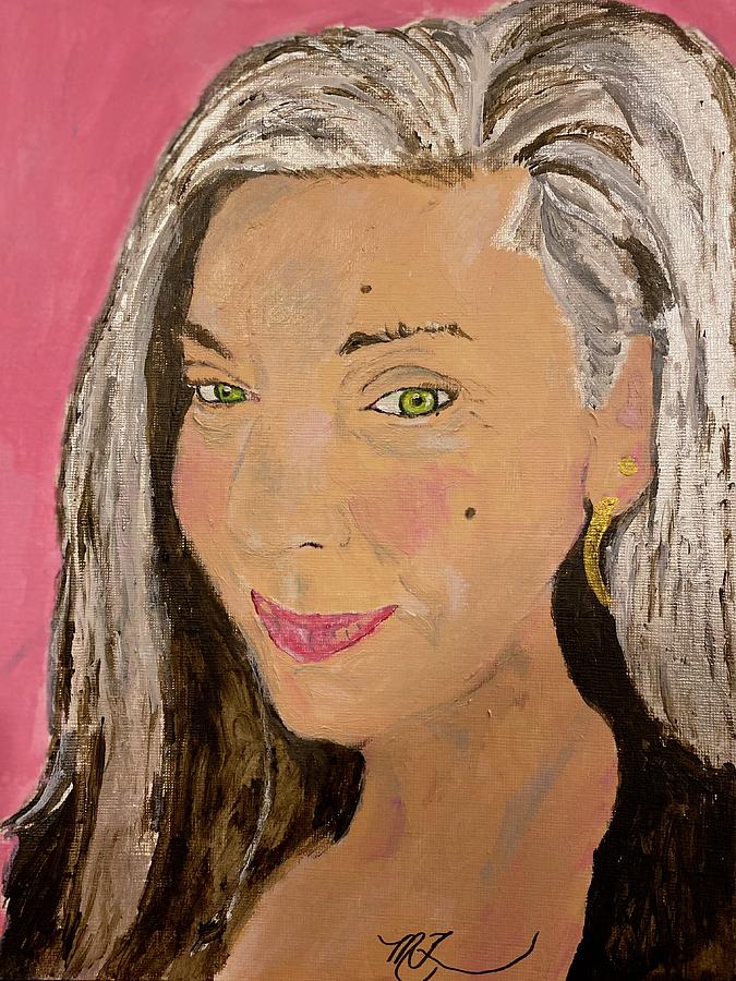 Melody Self Portrait  Painting by Melody Fowler