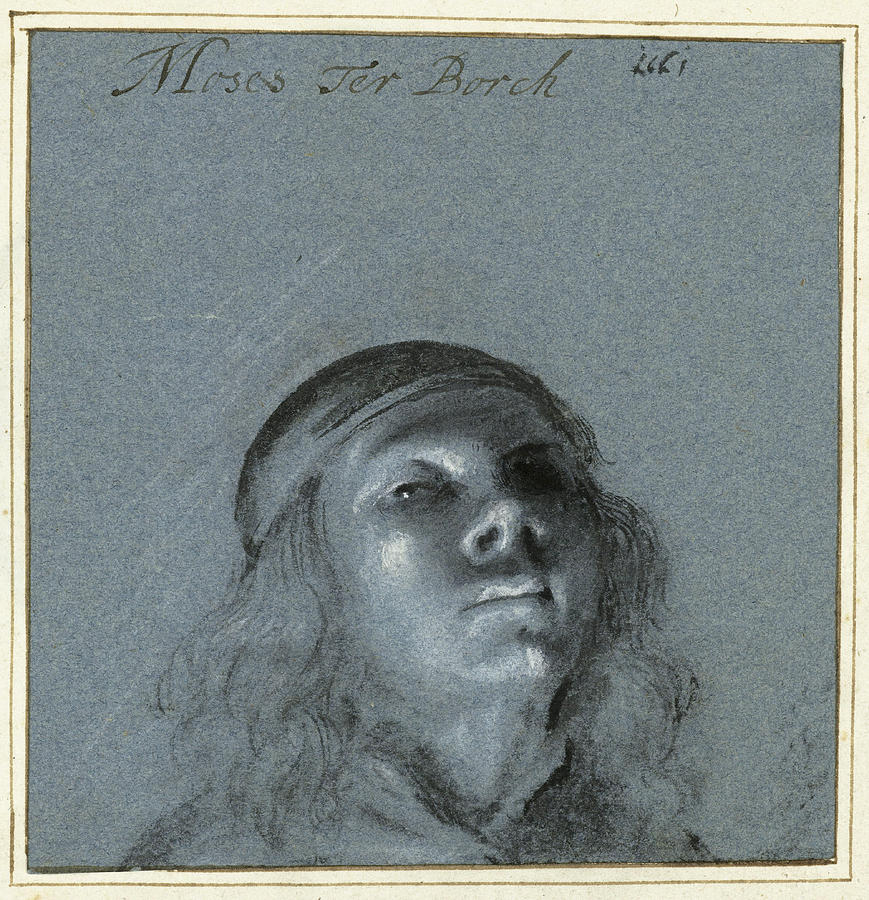 Self-portrait  Drawing by Moses ter Borch