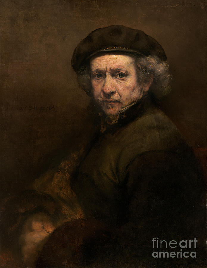 Self Portrait Of Rembrandt Van Rijn Photograph