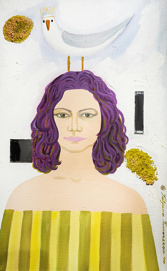 Self Portrait Painting by Tatiana Irbis