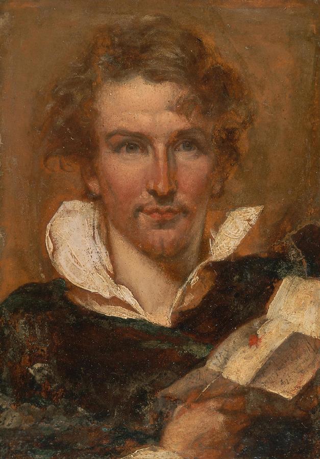 William Etty Drawing - Self-Portrait by William Etty
