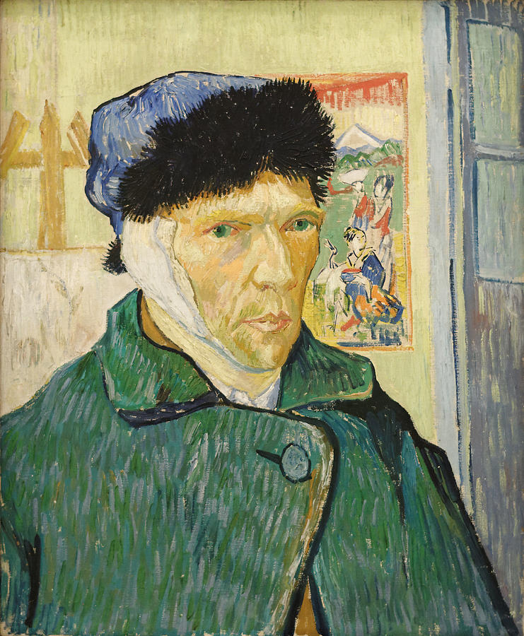 Vincent Van Gogh Painting - Self-Portrait with Bandaged Ear #7 by Vincent van Gogh