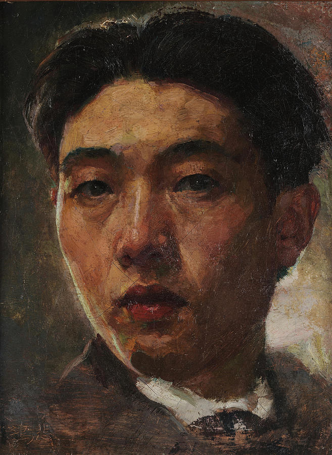 Self Portrait Painting by Xu Beihong - Fine Art America