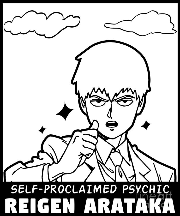 Self Proclaimed Psychic Reigen Arataka Mob Psycho 100 Drawing by Fantasy  Anime - Pixels