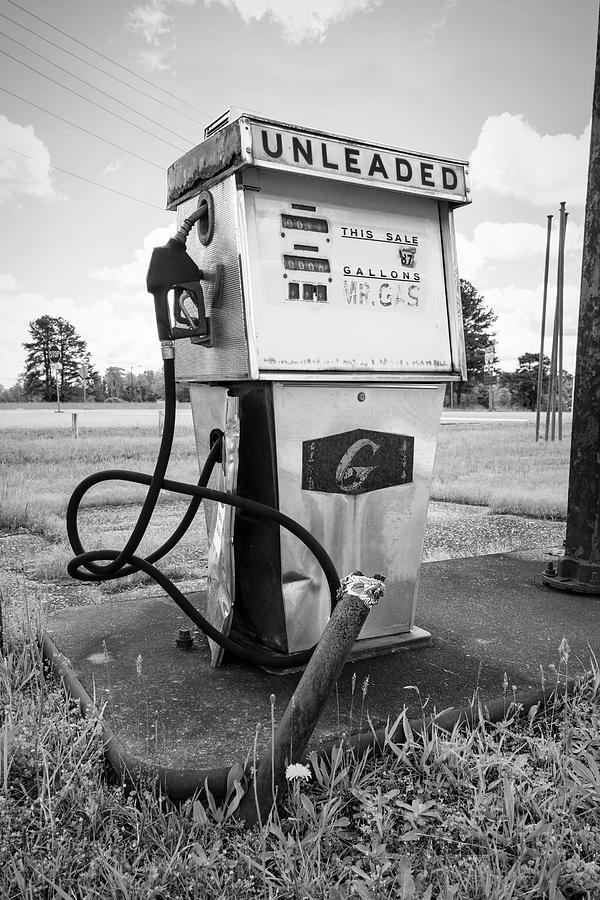 Vintage Gas Pumps Photograph - Self Service 4 by Mike McGlothlen