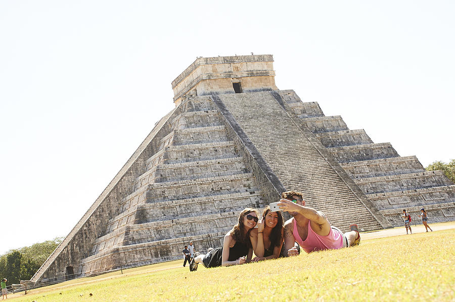 Selfie at Chichen Itza Photograph by Cc-stock