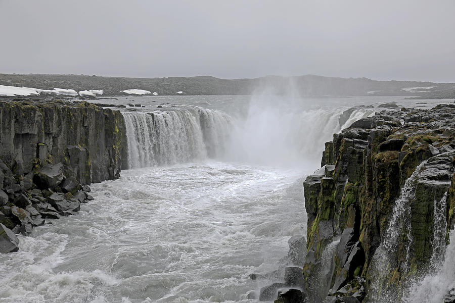 Selfoss Waterfall Iceland Photograph by Richard Krebs