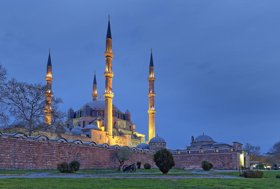 Selimiye Mosque, built by Mimar Sinan, Edirne, East Thrace, Marmara Region, Turkey Photograph by Martin Siepmann