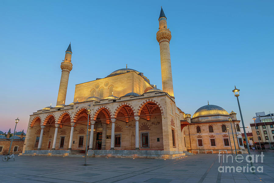 Selimiye Mosque of Konya in Turkey Digital Art by Benny Marty