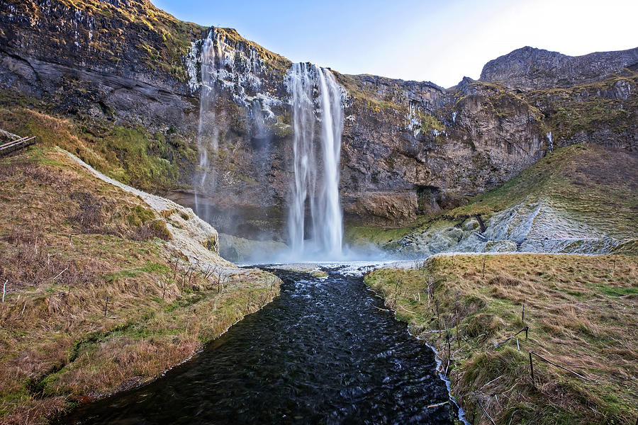 Seljalandsfoss Waterfall Iceland 4 Photograph by Catherine Reading