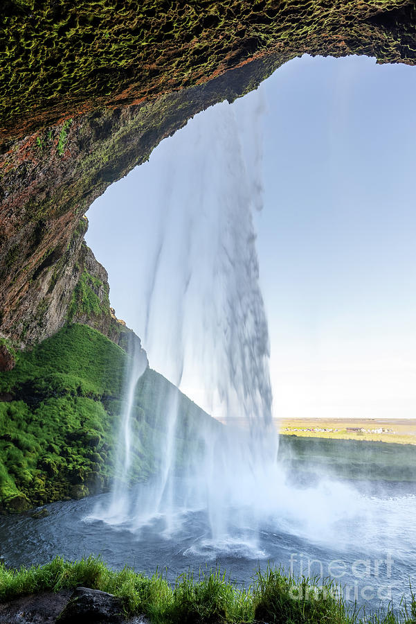 Seljalandsfoss waterfall, Iceland Photograph by Delphimages Photo Creations