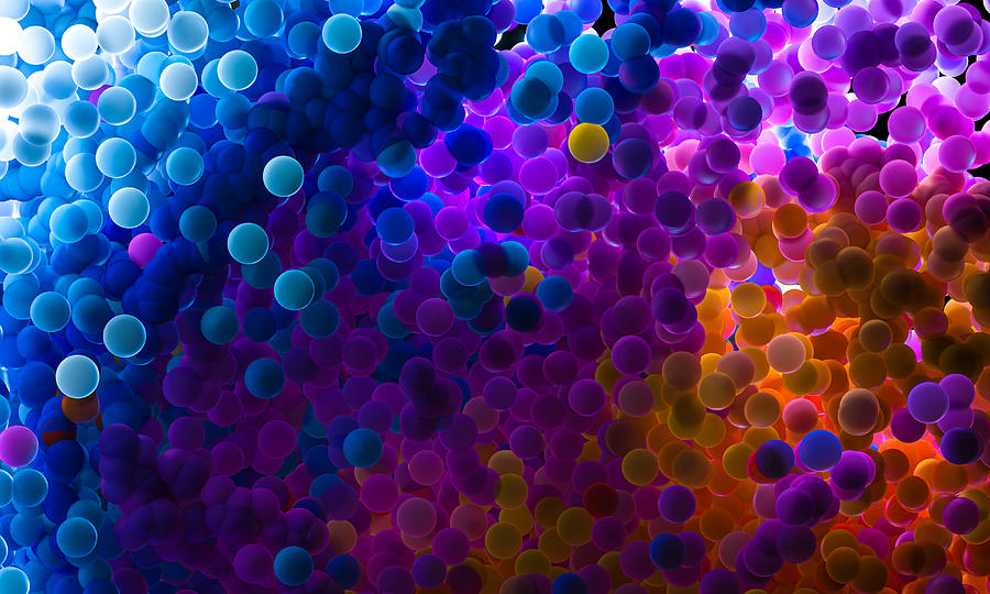Semi Transparent Spheres Of Different Color.  Photograph by Gualtiero Boffi