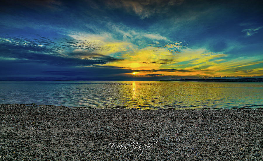 Semiahmoo Sunset III Photograph by Mark Joseph