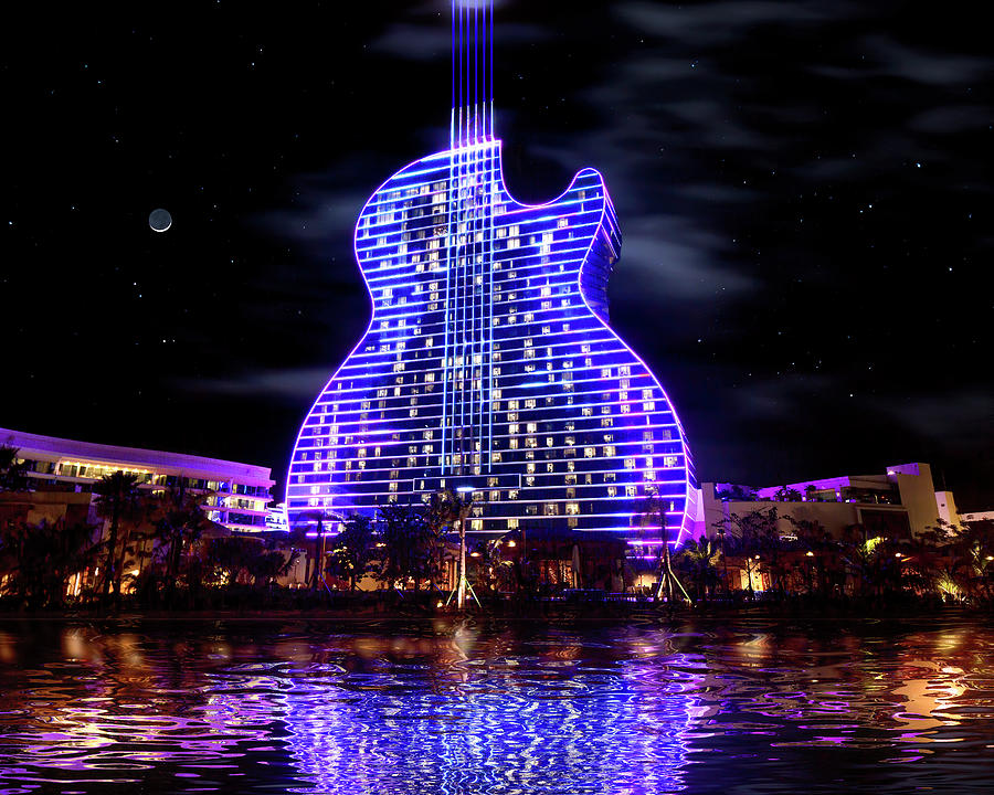 Seminole Hard Rock Guitar Hotel Photograph by Mark Andrew Thomas
