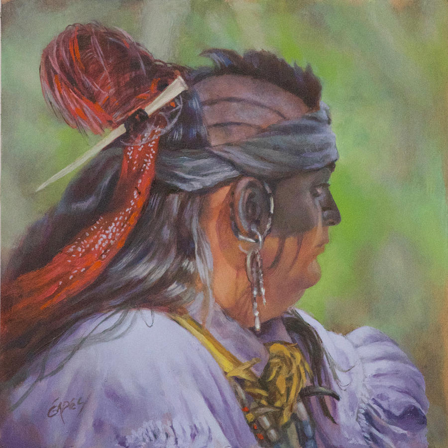 Seminole Painting by Linda Eades Blackburn
