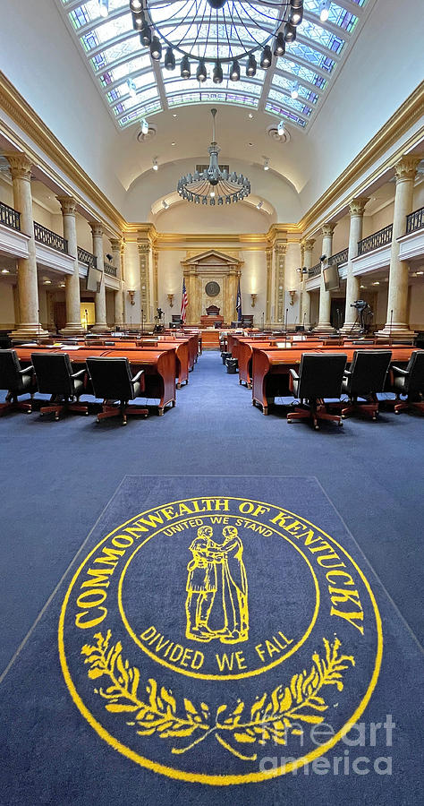 Senate Chambers at Kentucky State Capitol 5857 Photograph by Jack Schultz