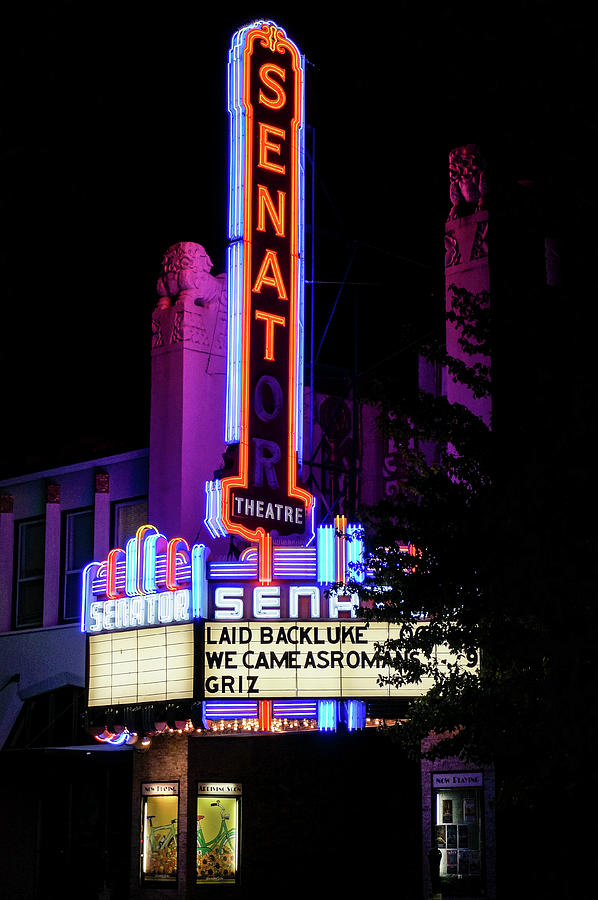 Senater Movie theater Photograph by Ron Roberts