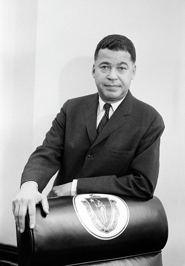 Senator Edward Brooke Portrait - 1967 Photograph by War Is Hell Store