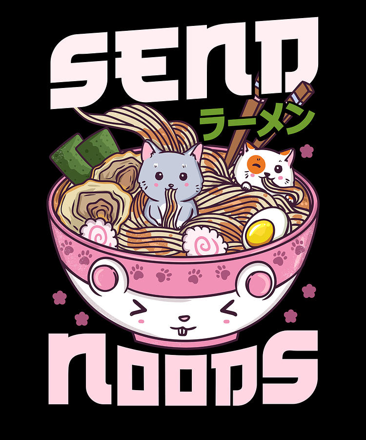 cat ramen shirt