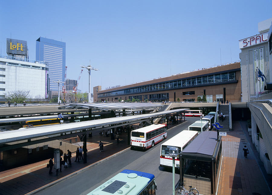 Sendai Station, Sendai, Miyagi, Japan Photograph by MIXA Co. Ltd.
