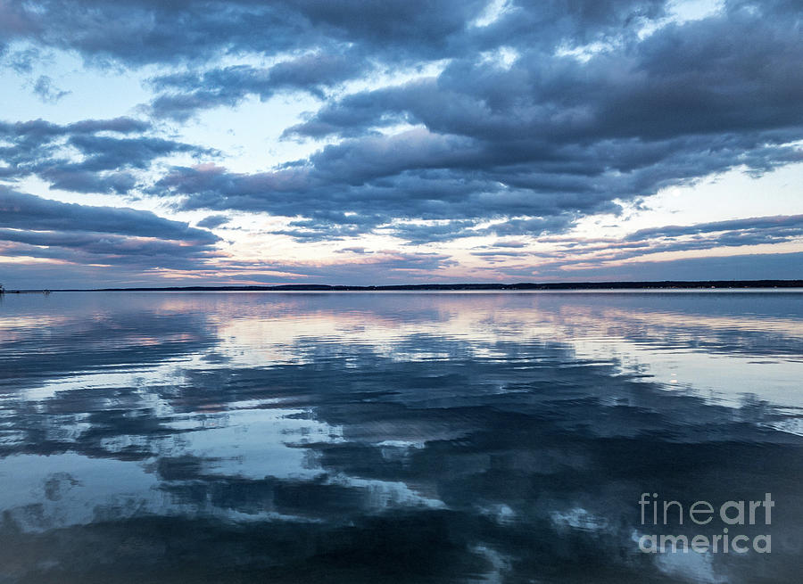 Seneca Lake in January Photograph by William Norton